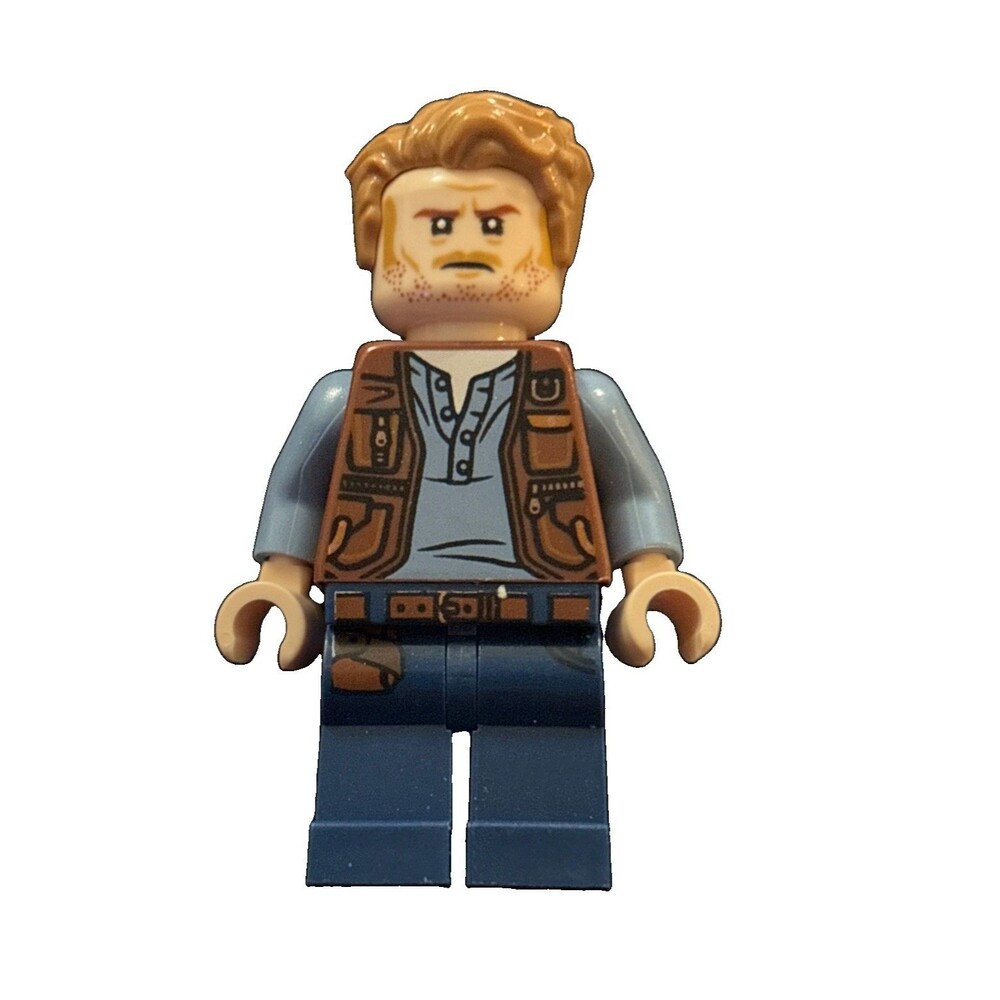 LEGO Minifigure Jurassic World Owen Grady - Picture 1 of 2